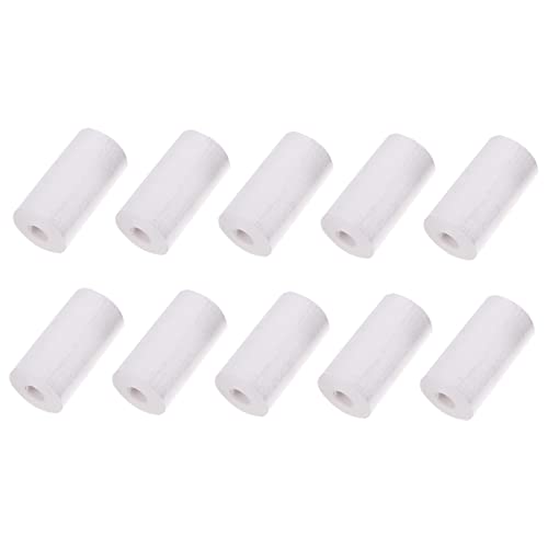 MAGICLULU Thermopapierrollen 57 X 30 Mm 10 Rollen Weiße Pos-papierrollen Fusselfrei für Den Einsatz An Registrierkassen von MAGICLULU