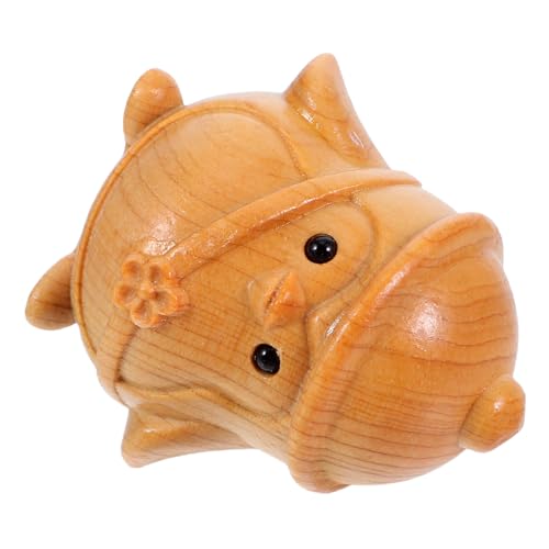 MAGICLULU Thuja-Pinguin-Statue Heimdekoration Headset süßer Spiegel Bildschirmhelm Holzfigur Pinguin Tierfigur aus Holz Exquisite Tierskulptur aus Holz Weihnachtsregaldekoration Brown MAGICLULU Thuja-Pinguin-Statue Heimdekoration Headset süßer Spiegel Bildschirmhelm Holzfigur Pinguin Tierfigur aus Holz Exquisite Tierskulptur aus Holz Weihnachtsregaldekoration Brown von MAGICLULU