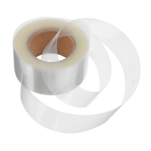 MAGICLULU Transparente Etikettenschutzfolie Selbstklebend Klar Schutzfolie Rechteckig Kratzfest Für und Paketlabels Büro Haushalt von MAGICLULU