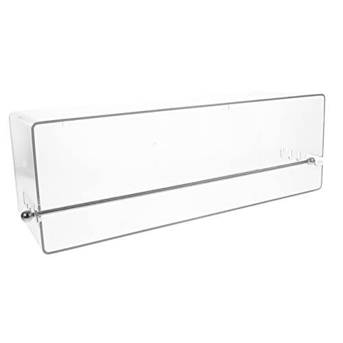 MAGICLULU Transparentes Kunststoff Aufbewahrungsregal für Bastelband Stabiles Geschenkband Organizer mit Einfachem Zugriff Langlebiger Ribbon Storage Organizer für Kreative Aufbewahrung von MAGICLULU