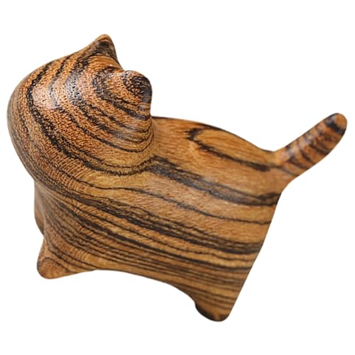 MAGICLULU Tsundere Katzenverzierung Plüsch Guck-Guck Handgeschnitzte Katzenfigur Dekorative Katzenfigur Dekorative Holzfigur dekorative Holzkatze Heimdekoration Sandelholz MAGICLULU Tsundere Katzenverzierung Plüsch Guck-Guck Handgeschnitzte Katzenfigur Dekorative Katzenfigur Dekorative Holzfigur dekorative Holzkatze Heimdekoration Sandelholz von MAGICLULU