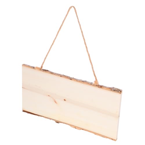 MAGICLULU Unfertiges Holzschild Handgefertigte Leere Holzplakette für Geschäftsdarstellung Vielseitig Einsetzbar Langlebig für DIY Projekte Dekoration von MAGICLULU
