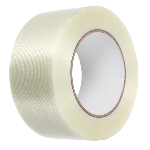 MAGICLULU Versandband Verstärktes Fiberglas Packband Filament Packband Fiberglas Verstärktes Klebeband Selbstklebendes Band Fiber Gestreiftes Fiberband MAGICLULU Versandband Verstärktes Fiberglas Packband Filament Packband Fiberglas Verstärktes Klebeband Selbstklebendes Band Fiber Gestreiftes Fiberband von MAGICLULU