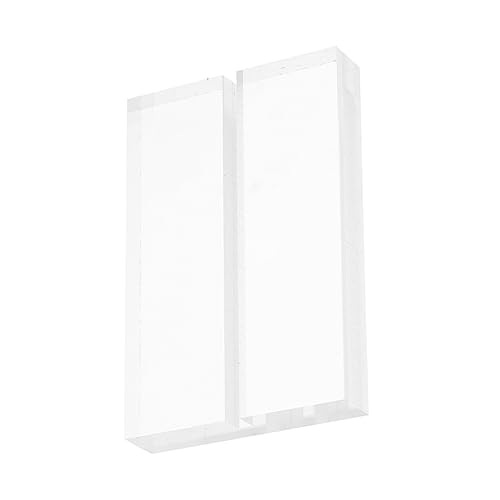 MAGICLULU Vertikale Halterung Sperrholz Hochzeitsschildhalter Name Party Tisch Büfett Hochzeitsstaffelei steht als Willkommensschild Staffelei für Hochzeitsschild Acryl Transparent von MAGICLULU