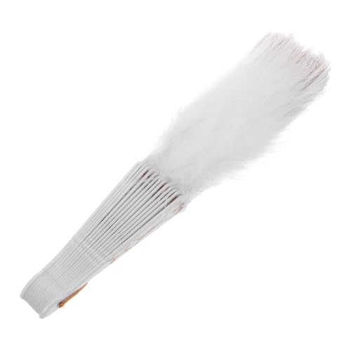 MAGICLULU Vintage Federfächer für Damen Faltbarer Handfächer mit Spitze für Tanz Hochzeit und Partys Luxuriöse Dekoration Vielseitig Einsetzbar Design MAGICLULU Vintage Federfächer für Damen Faltbarer Handfächer mit Spitze für Tanz Hochzeit und Partys Luxuriöse Dekoration Vielseitig Einsetzbar Design von MAGICLULU