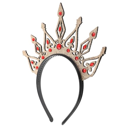 MAGICLULU Vintage Goldene Prinzessin Tiara Haarreif für Mädchen Stirnband mit Königlicher Krone Vielseitig für Geburtstag Hochzeit Ball Festliche Party und Karneval Geeignet von MAGICLULU