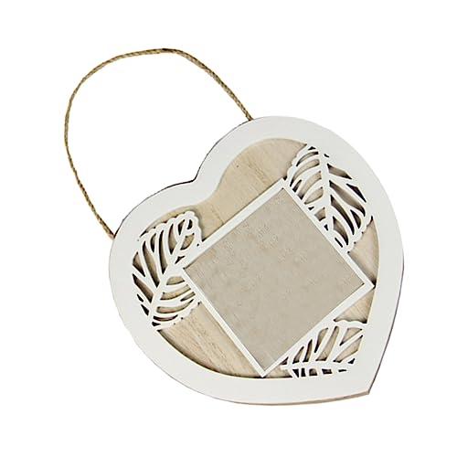 MAGICLULU Vintage Holz Bilderrahmen Herzform Geschnitzt Hängender Fotorahmen Wanddeko für Fotos DIY Foto Präsentation Schlafzimmer Wohnzimmer MAGICLULU Vintage Holz Bilderrahmen Herzform Geschnitzt Hängender Fotorahmen Wanddeko für Fotos DIY Foto Präsentation Schlafzimmer Wohnzimmer von MAGICLULU