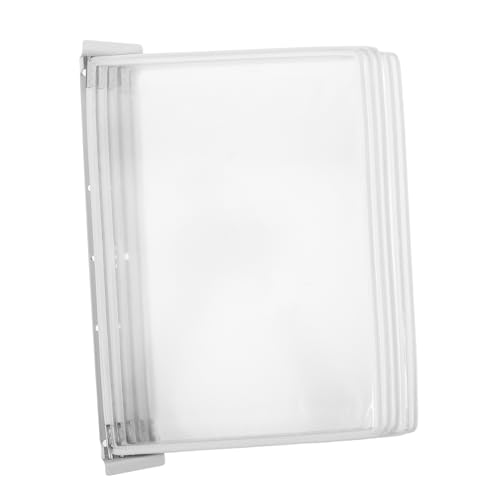 MAGICLULU Wandmontierter Seiten Ordnerhalter aus Stabilem und Platzsparendes Wand Display System für Dokumente Transparenter Organizer für Schnellen Zugriff und Übersichtliche Ablage MAGICLULU Wandmontierter Seiten Ordnerhalter aus Stabilem und Platzsparendes Wand Display System für Dokumente Transparenter Organizer für Schnellen Zugriff und Übersichtliche Ablage von MAGICLULU