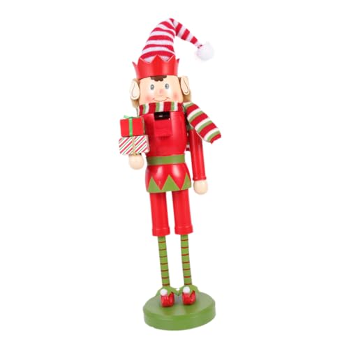 MAGICLULU Weihnachtliche Holzfigur Nutcracker Tischdekoration Festlicher für Kamin Regal mit Elegantem Design und Langlebiger Verarbeitung MAGICLULU Weihnachtliche Holzfigur Nutcracker Tischdekoration Festlicher für Kamin Regal mit Elegantem Design und Langlebiger Verarbeitung von MAGICLULU