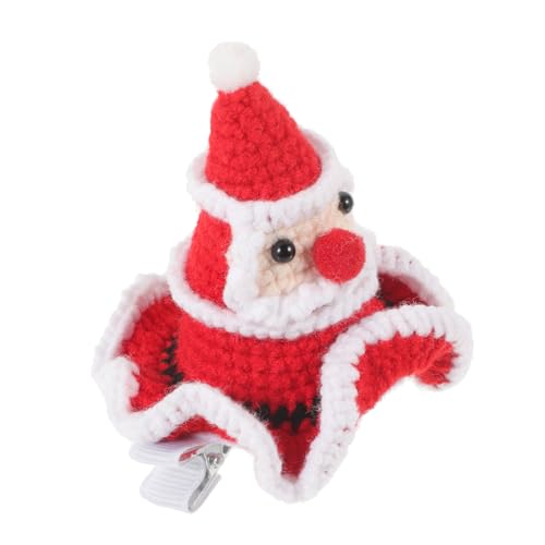 MAGICLULU Weihnachtlicher Haarschmuck Santa Mütze Haarklammer aus Baumwollgarn Robuste Kleine Haarspange für Frauen und Mädchen Festliches Accessoire für Weihnachten und Karneval MAGICLULU Weihnachtlicher Haarschmuck Santa Mütze Haarklammer aus Baumwollgarn Robuste Kleine Haarspange für Frauen und Mädchen Festliches Accessoire für Weihnachten und Karneval von MAGICLULU