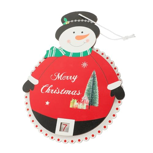 MAGICLULU Weihnachtlicher Holz Adventskalender Anhänger Dekoratives Schneemann Design Robustes Holzmaterial Vielseitig für Christbaum Fenster und Partydeko Einfache Handhabung MAGICLULU Weihnachtlicher Holz Adventskalender Anhänger Dekoratives Schneemann Design Robustes Holzmaterial Vielseitig für Christbaum Fenster und Partydeko Einfache Handhabung von MAGICLULU