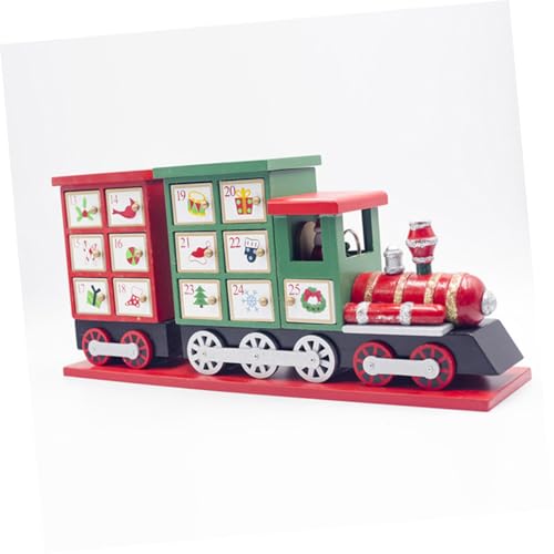 MAGICLULU Weihnachtlicher Holz Adventskalender Zugmotiv mit Umweltfreundlicher Lackierung Wiederverwendbar Dekoratives Weihnachtscountdown für Festliche MAGICLULU Weihnachtlicher Holz Adventskalender Zugmotiv mit Umweltfreundlicher Lackierung Wiederverwendbar Dekoratives Weihnachtscountdown für Festliche von MAGICLULU