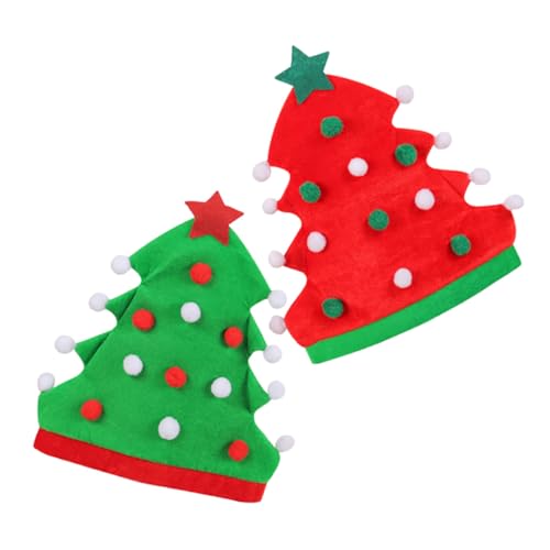 MAGICLULU Weihnachtsmannmütze mit Weihnachtsbaummotiv Kostümzubehör für Erwachsene für Feiertagspartys und Festliche Veranstaltungen MAGICLULU Weihnachtsmannmütze mit Weihnachtsbaummotiv Kostümzubehör für Erwachsene für Feiertagspartys und Festliche Veranstaltungen von MAGICLULU