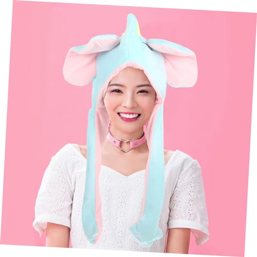 MAGICLULU Witzige Elefantenmütze mit Beweglichen Ohren Weicher Plüsch Leichte Kopfbedeckung für Erwachsene Bunter Partyhut Bequem und Langlebig für Karneval und Fotoshootings MAGICLULU Witzige Elefantenmütze mit Beweglichen Ohren Weicher Plüsch Leichte Kopfbedeckung für Erwachsene Bunter Partyhut Bequem und Langlebig für Karneval und Fotoshootings von MAGICLULU