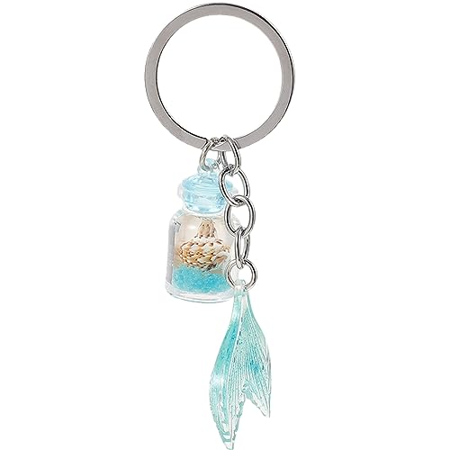 MAGICLULU Wunschflasche Schlüsselanhänger mit Leuchtfunktion Entzückendes Meerjungfrau Design für Taschen und Autoschlüssel Praktische und Stilvolle Aufbewahrung Leicht und Tragbar MAGICLULU Wunschflasche Schlüsselanhänger mit Leuchtfunktion Entzückendes Meerjungfrau Design für Taschen und Autoschlüssel Praktische und Stilvolle Aufbewahrung Leicht und Tragbar von MAGICLULU