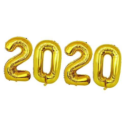 MAGICLULU Zahlenballon Set aus Aluminiumfolie für Partys Goldene für Babyparty Hochzeiten und Feiern MAGICLULU Zahlenballon Set aus Aluminiumfolie für Partys Goldene für Babyparty Hochzeiten und Feiern von MAGICLULU