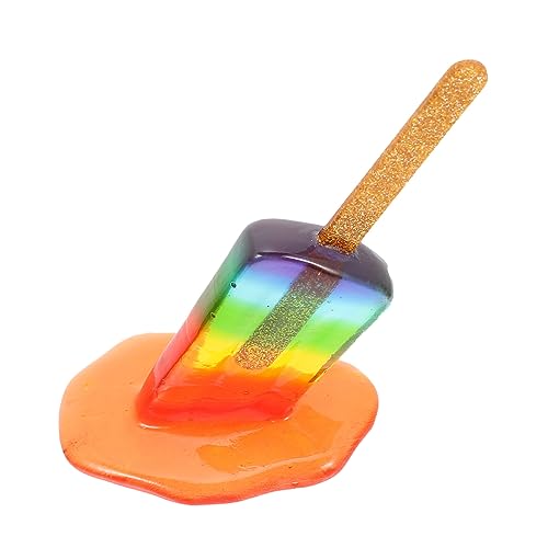 MAGICLULU am Stiel Ornamente Dekorationen Creme gefälschtes geschmolzenes Party Fälschung groß Skulptur aus geschmolzenem Falsches Eisfigur Harz Colorful MAGICLULU am Stiel Ornamente Dekorationen Creme gefälschtes geschmolzenes Party Fälschung groß Skulptur aus geschmolzenem Falsches Eisfigur Harz Colorful von MAGICLULU