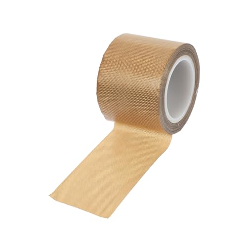 MAGICLULU hitzebeständiges Klebeband Isolierung Wärmeband Thermoband Hochtemperaturklebeband Auspuffband Hochtemperatur Wärmedämmband Band mit hoher Hitze Glasfasergewebe Braun von MAGICLULU