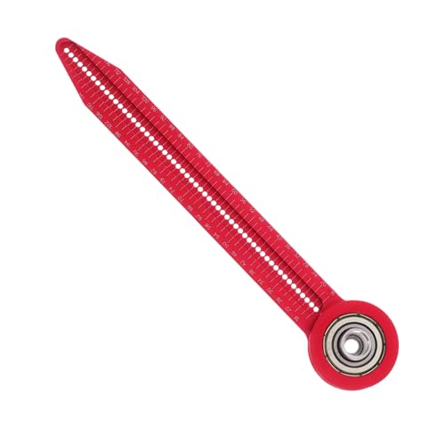 MAGICLULU konzentrischer Kompass Holzbearbeitungswerkzeuge Kreiszeichnungshersteller Zimmermannskreislineal Mini-Lineal Lineal für die Holzbearbeitung Taschenlineal Aluminiumlegierung rot MAGICLULU konzentrischer Kompass Holzbearbeitungswerkzeuge Kreiszeichnungshersteller Zimmermannskreislineal Mini-Lineal Lineal für die Holzbearbeitung Taschenlineal Aluminiumlegierung rot von MAGICLULU