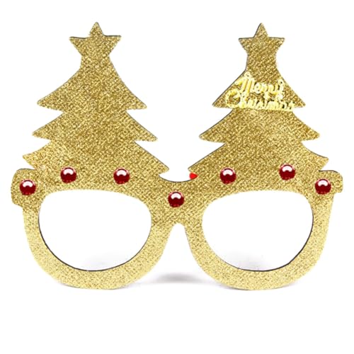 MAGIMODAC Weihnachten Partybrillen Lustige Weihnachtsbrillen Dekorative Brillenrahmen Weihnachtsbrillen Xmas Foto Requisiten Party Brillen Goldener Weihnachtsbaum MAGIMODAC Weihnachten Partybrillen Lustige Weihnachtsbrillen Dekorative Brillenrahmen Weihnachtsbrillen Xmas Foto Requisiten Party Brillen Goldener Weihnachtsbaum von MAGIMODAC