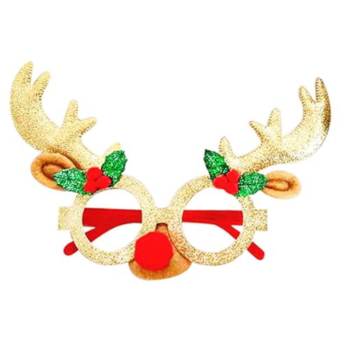 MAGIMODAC Weihnachten Partybrillen Lustige Weihnachtsbrillen Dekorative Brillenrahmen Weihnachtsbrillen Xmas Foto Requisiten Party Brillen Grüne Schleife und Goldenes Geweih MAGIMODAC Weihnachten Partybrillen Lustige Weihnachtsbrillen Dekorative Brillenrahmen Weihnachtsbrillen Xmas Foto Requisiten Party Brillen Grüne Schleife und Goldenes Geweih von MAGIMODAC