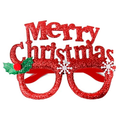 MAGIMODAC Weihnachten Partybrillen Lustige Weihnachtsbrillen Dekorative Brillenrahmen Weihnachtsbrillen Xmas Foto Requisiten Party Brillen Rote Buchstaben MAGIMODAC Weihnachten Partybrillen Lustige Weihnachtsbrillen Dekorative Brillenrahmen Weihnachtsbrillen Xmas Foto Requisiten Party Brillen Rote Buchstaben von MAGIMODAC
