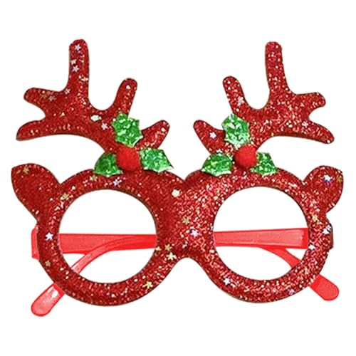 MAGIMODAC Weihnachten Partybrillen Lustige Weihnachtsbrillen Dekorative Brillenrahmen Weihnachtsbrillen Xmas Foto Requisiten Party Brillen Rote Geweihe MAGIMODAC Weihnachten Partybrillen Lustige Weihnachtsbrillen Dekorative Brillenrahmen Weihnachtsbrillen Xmas Foto Requisiten Party Brillen Rote Geweihe von MAGIMODAC