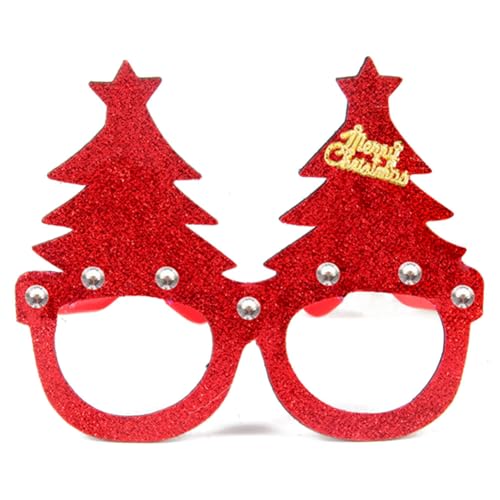 MAGIMODAC Weihnachten Partybrillen Lustige Weihnachtsbrillen Dekorative Brillenrahmen Weihnachtsbrillen Xmas Foto Requisiten Party Brillen Roter Weihnachtsbaum MAGIMODAC Weihnachten Partybrillen Lustige Weihnachtsbrillen Dekorative Brillenrahmen Weihnachtsbrillen Xmas Foto Requisiten Party Brillen Roter Weihnachtsbaum von MAGIMODAC