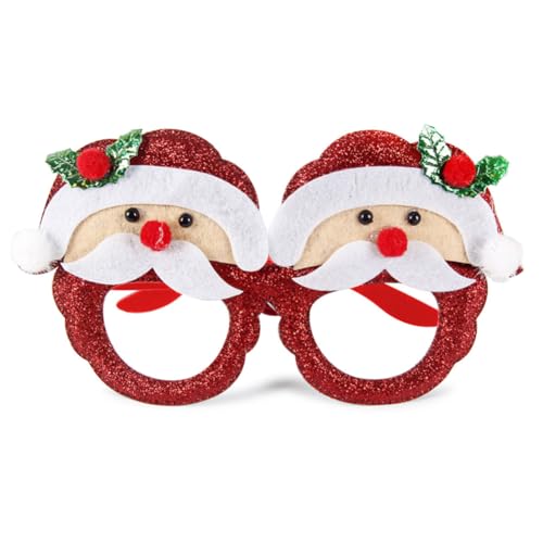 MAGIMODAC Weihnachten Partybrillen Lustige Weihnachtsbrillen Dekorative Brillenrahmen Weihnachtsbrillen Xmas Foto Requisiten Party Brillen Roter Weihnachtsmann MAGIMODAC Weihnachten Partybrillen Lustige Weihnachtsbrillen Dekorative Brillenrahmen Weihnachtsbrillen Xmas Foto Requisiten Party Brillen Roter Weihnachtsmann von MAGIMODAC