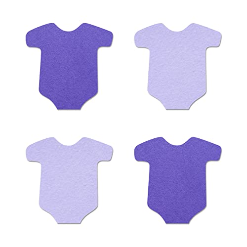 Ausschnitte für Mädchen, doppelseitig, 12 Stück, Violett, für Babyparty, Party-Dekoration Ausschnitte für Mädchen, doppelseitig, 12 Stück, Violett, für Babyparty, Party-Dekoration von MAGJUCHE