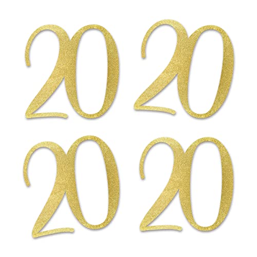 Gold Glitter 20 ausgeschnittene Zahlen, 20. Geburtstag, Party, Jahrestag, Dekoration, DIY Essentials von MAGJUCHE