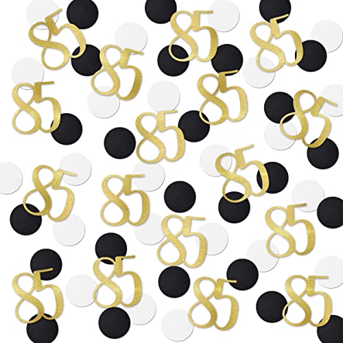 Gold Glitter 85 Konfetti, 85. Geburtstag, Zahlenkonfetti, 200 Stück, Jubiläumsparty, Tischdekoration Gold Glitter 85 Konfetti, 85. Geburtstag, Zahlenkonfetti, 200 Stück, Jubiläumsparty, Tischdekoration von MAGJUCHE