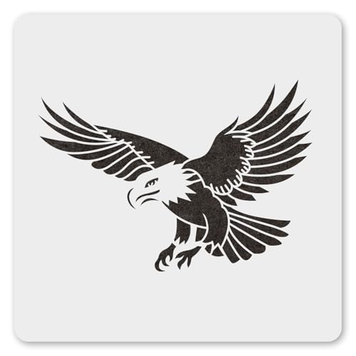MAGJUCHE Adler-Schablone, 15,2 cm, wiederverwendbare Schablone zum Malen, Basteln, Dekor von MAGJUCHE