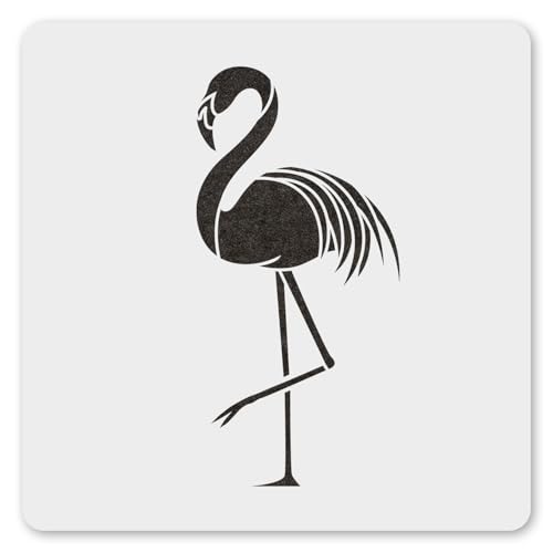 MAGJUCHE Flamingo-Schablone, 15,2 cm, wiederverwendbare Schablone zum Malen, Basteln, Dekor von MAGJUCHE