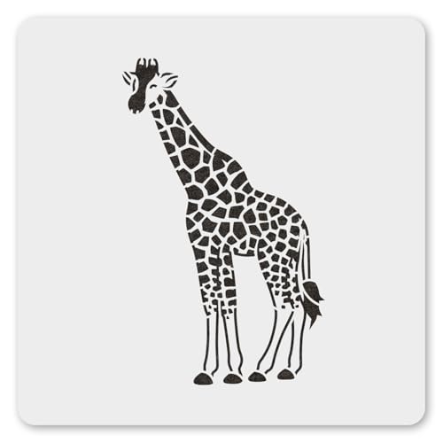MAGJUCHE Giraffen-Schablone, 30,5 cm, wiederverwendbar, Safari-Tier-Schablone zum Malen, Basteln, Dekor von MAGJUCHE