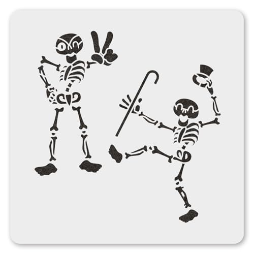 MAGJUCHE Halloween-Skelett-Schablone, 30,5 cm, wiederverwendbare Schablone zum Malen, Basteln, Dekor MAGJUCHE Halloween-Skelett-Schablone, 30,5 cm, wiederverwendbare Schablone zum Malen, Basteln, Dekor von MAGJUCHE