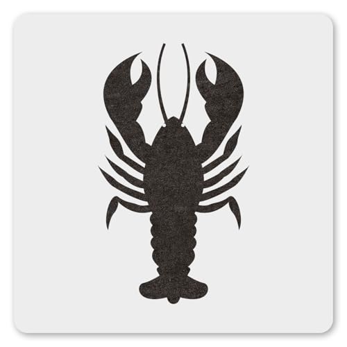 MAGJUCHE Hummer-Schablone, 15,2 cm, wiederverwendbar, Hummer-Schablone zum Malen, Basteln, Dekor von MAGJUCHE