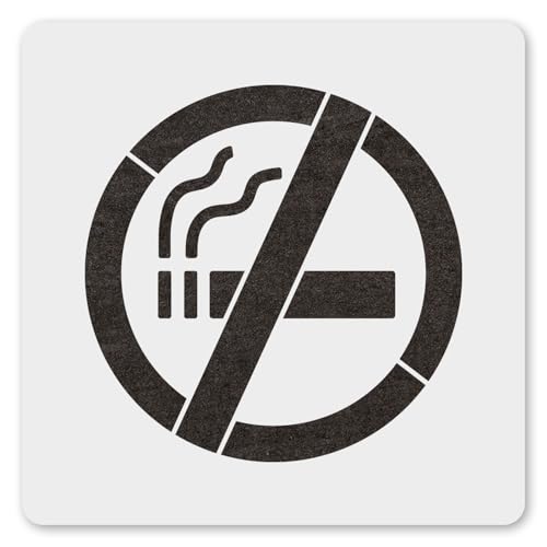 MAGJUCHE Schablone "No Smoking", 15,2 cm, wiederverwendbar, kein Rauchen, Schablone für Malerei, DIY, Basteln, Dekoration MAGJUCHE Schablone "No Smoking", 15,2 cm, wiederverwendbar, kein Rauchen, Schablone für Malerei, DIY, Basteln, Dekoration von MAGJUCHE