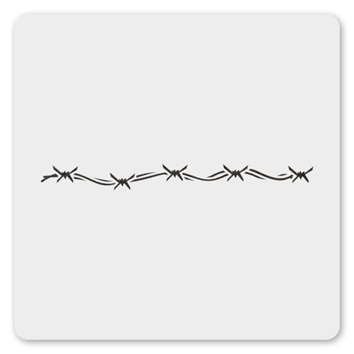 MAGJUCHE Stacheldraht-Schablone, 15,2 cm, wiederverwendbare Schablone zum Malen, Basteln, Dekor MAGJUCHE Stacheldraht-Schablone, 15,2 cm, wiederverwendbare Schablone zum Malen, Basteln, Dekor von MAGJUCHE