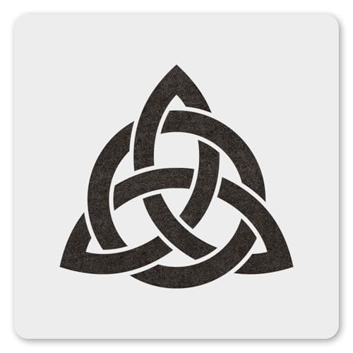 MAGJUCHE Triquetra Knotenschablone, 15,2 cm, wiederverwendbare Schablone zum Malen, Basteln, Dekor von MAGJUCHE