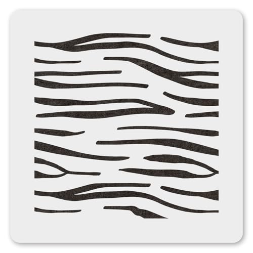 MAGJUCHE Zebra-Druck-Schablone, 15,2 cm, wiederverwendbar, Zebra-Muster, Schablone für Malerei, DIY, Basteln, Dekoration MAGJUCHE Zebra-Druck-Schablone, 15,2 cm, wiederverwendbar, Zebra-Muster, Schablone für Malerei, DIY, Basteln, Dekoration von MAGJUCHE