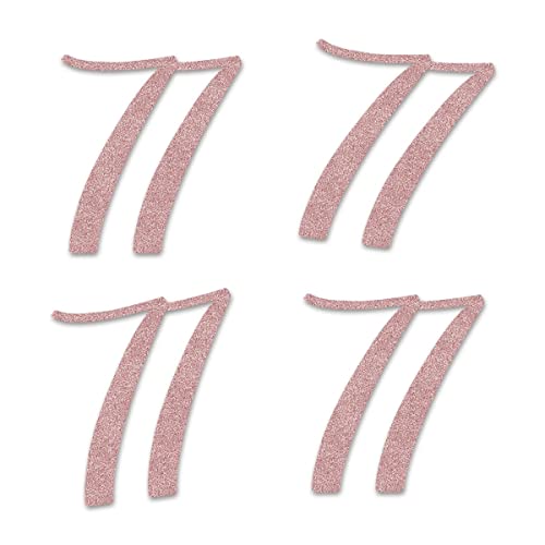 Roségold 77 ausgeschnittene Zahlen, 77. Glitzer, Geburtstagsparty, Jahrestag, Dekorationen, DIY-Essentials Roségold 77 ausgeschnittene Zahlen, 77. Glitzer, Geburtstagsparty, Jahrestag, Dekorationen, DIY-Essentials von MAGJUCHE