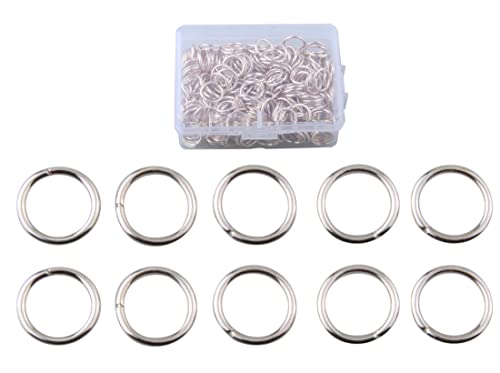 MAHAVIMOKSA 1 Box 1000 Stück Legierungs-Binderinge für DIY-Reparatur, Schmuckherstellung, Halsketten, Armbänder, Ohrringe (6 mm, Roségold) von MAHAVIMOKSA