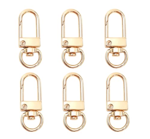 MAHAVIMOKSA Karabinerhaken mit Drehgelenk, für selbstgemachte Schmuckherstellung, Taschen, Schlüsselanhänger, Schlüsselanhänger, 30 Stück MAHAVIMOKSA Karabinerhaken mit Drehgelenk, für selbstgemachte Schmuckherstellung, Taschen, Schlüsselanhänger, Schlüsselanhänger, 30 Stück von MAHAVIMOKSA