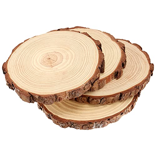 MAHIONG 10 Stück 18–20 cm natürliche Holzscheiben, große unlackierte Holzscheiben, Holzscheiben, runde Holzkreise für Handwerk, Kunst, Dekoration, Hochzeit, Weihnachten, DIY-Projekte MAHIONG 10 Stück 18–20 cm natürliche Holzscheiben, große unlackierte Holzscheiben, Holzscheiben, runde Holzkreise für Handwerk, Kunst, Dekoration, Hochzeit, Weihnachten, DIY-Projekte von MAHIONG