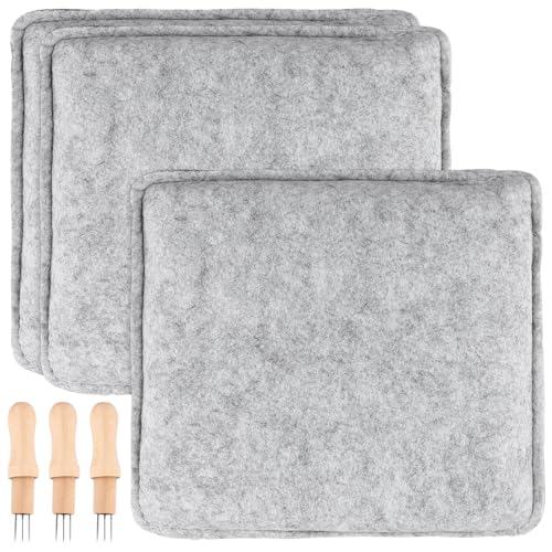 MAHIONG Nadelfilz-Set, Filznadel und Matte für Bastelprojekte, 28,5 x 28 x 3 cm, 6 Stück MAHIONG Nadelfilz-Set, Filznadel und Matte für Bastelprojekte, 28,5 x 28 x 3 cm, 6 Stück von MAHIONG