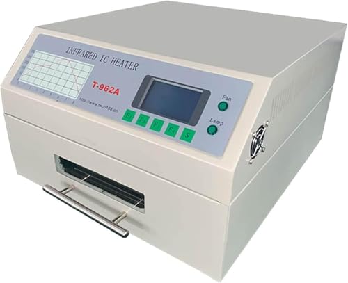 Automatic Reflow Soldering Machine, Professional Infrared Heater, Temperature Adjustable, for PCB SMT Soldering Proofing(962a) von MAHWER