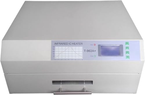 Automatic Reflow Soldering Machine, Professional Infrared Heater, Temperature Adjustable, for PCB SMT Soldering Proofing(962a+) von MAHWER