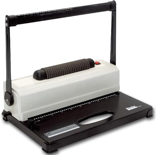 Stanzbindegerät, 46-Loch-Kammbindegerät, 250-Blatt-Bindegerät, Professionelles Papierstanzbindegerät for Papier im Format A4/LTR/A5 von MAHWER