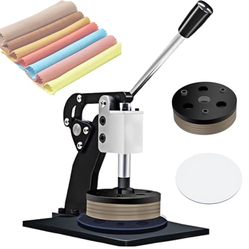 Textile Carpet Sample Cutter, Cutting Area 100cm², Cutting Thickness 0-10mm, Blade Size Φ112mm, With 3 Pads, For Textiles, Carpets, Cardboard, Cotton Fabrics Textile Carpet Sample Cutter, Cutting Area 100cm², Cutting Thickness 0-10mm, Blade Size Φ112mm, With 3 Pads, For Textiles, Carpets, Cardboard, Cotton Fabrics von MAHWER